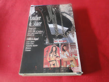 Load image into Gallery viewer, Vintage Adult XXX VHS Porn Tape X-Rated Leather &amp; Lace All Girl          X3
