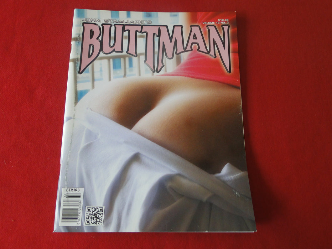 Vintage Nude Erotic Sexy Adult Magazine Buttman June 2013        JB51