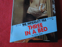 Load image into Gallery viewer, Vintage Adult Paperback Novel/Book The Infidelity File Three In A Bed      X33
