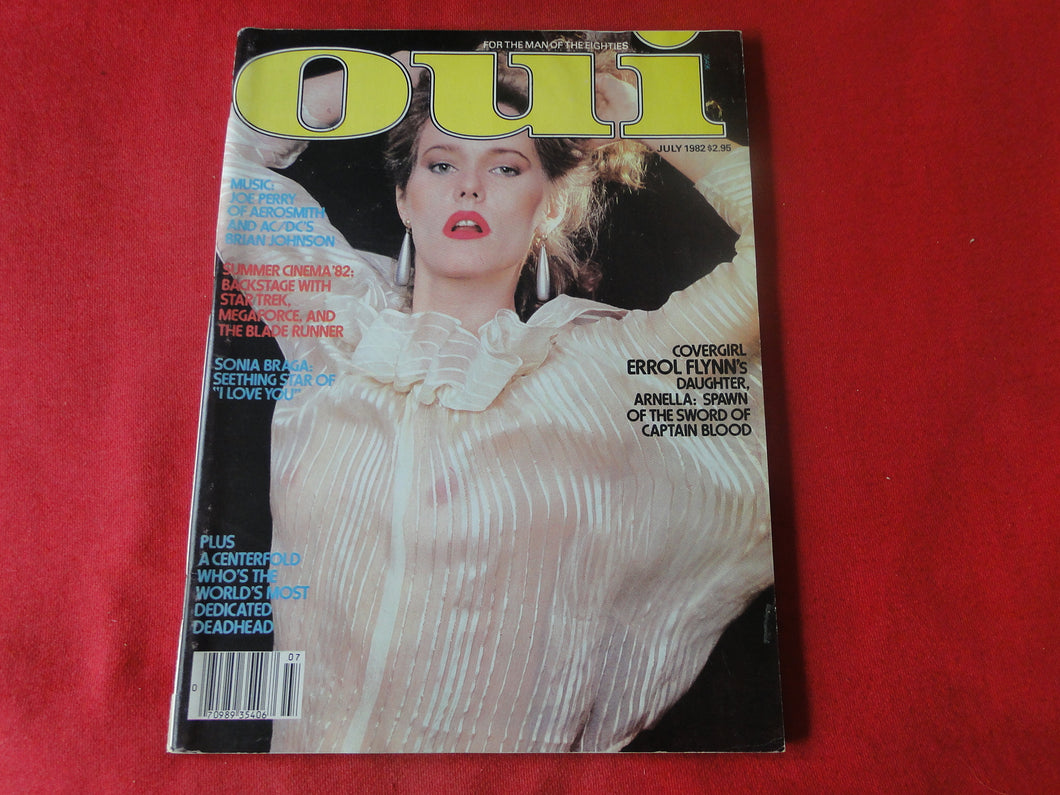 Vintage Nude Erotic Sexy Adult Magazine Oui July 1982          P84