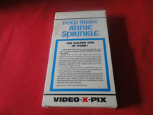 Load image into Gallery viewer, Vintage Adult XXX VHS Porn Tape X-Rated Deep Inside Annie Sprinkle        X3
