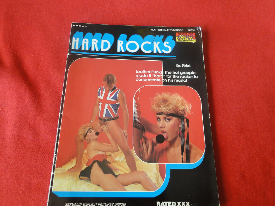 Vintage Nude Erotic Sexy Adult Magazine Swedish Erotica Hard Rocks       JB25
