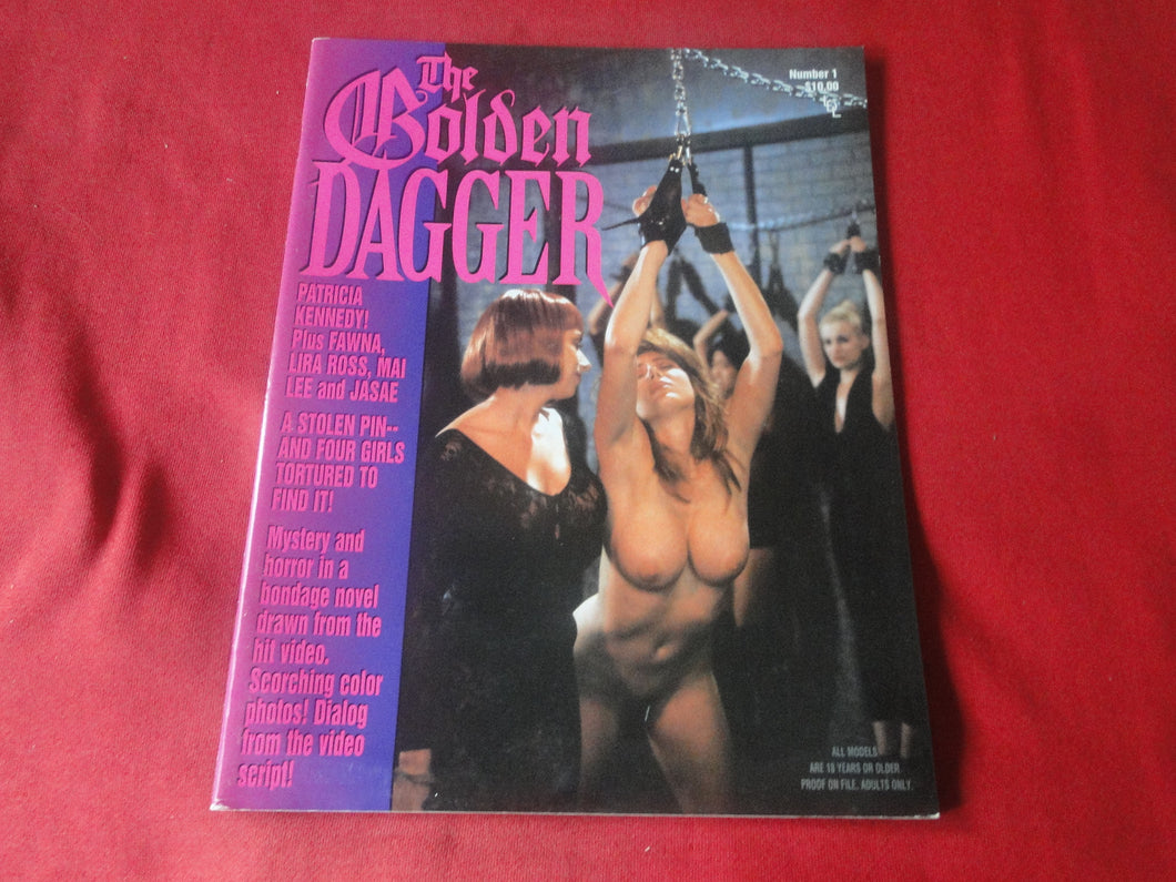 Vintage Nude Erotic Sexy Adult Magazine BDSM The Golden Dagger April 1994    JB65
