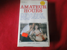 Load image into Gallery viewer, Vintage Adult XXX VHS Porn Tape X-Rated Movie Amateur Hours         X7
