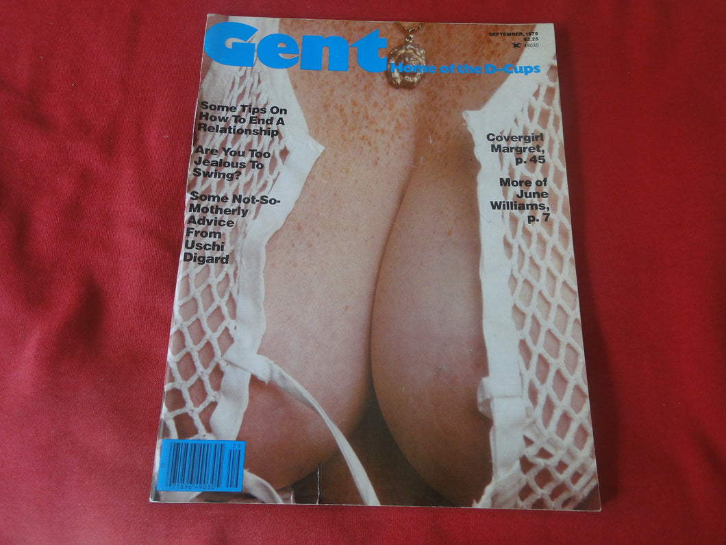 Vintage Nude Erotic Sexy Adult Magazine Gent Sept. 1979 Lisa DeLeuuw Split Binding   JB5