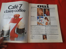Load image into Gallery viewer, Vintage Nude Erotic Sexy Adult Magazine Oui April 1981          JB18
