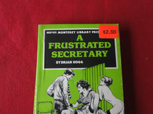 Load image into Gallery viewer, Vintage Adult Paperback Novel/Book A Frustrated Secretary 1978      X33
