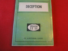 Load image into Gallery viewer, Vintage Adult Paperback Book/Novel Deception Mel Spivac          P54
