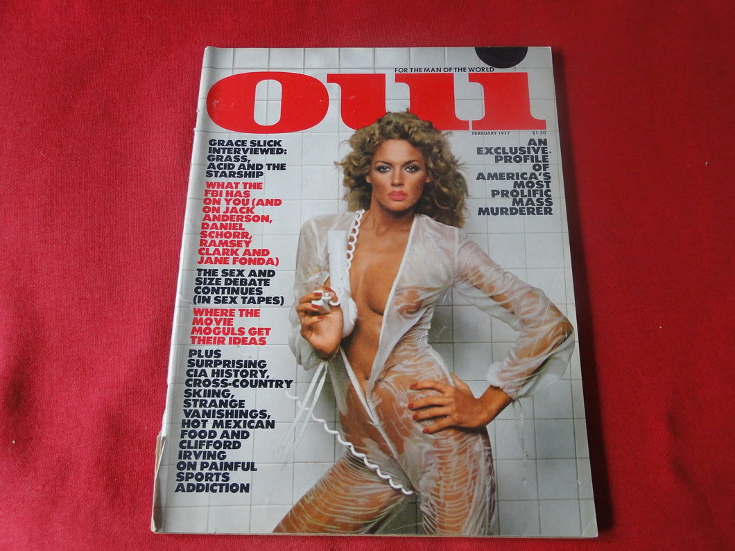 Vintage Nude Erotic Sexy Adult Magazine Oui February 1977       P84