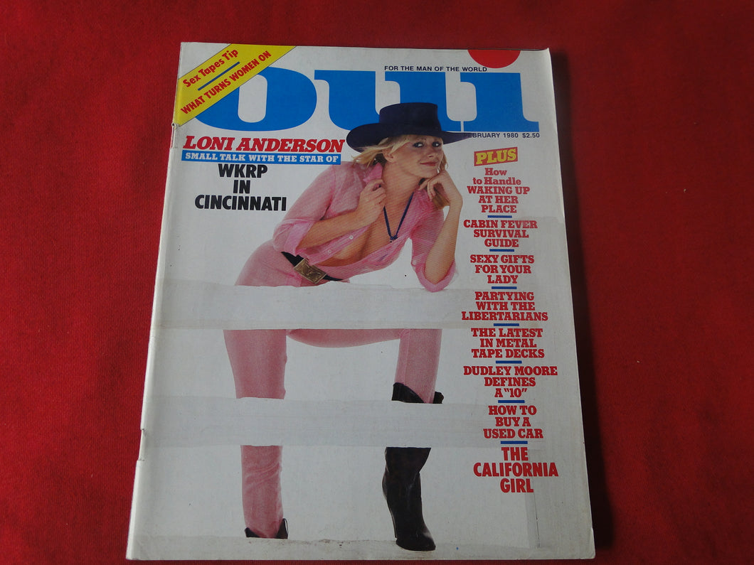 Vintage Nude Erotic Sexy Adult Magazine Oui February 1980        P84