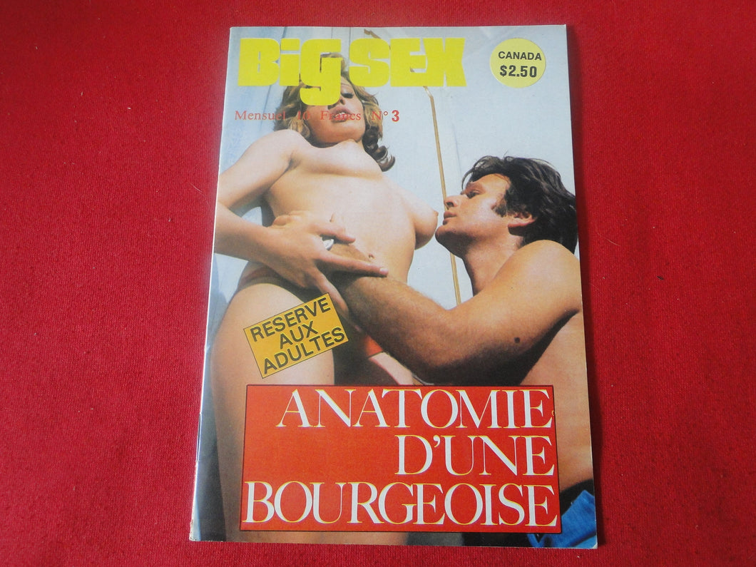 Vintage Nude Erotic Sexy Adult Magazine Big Sex    G7c