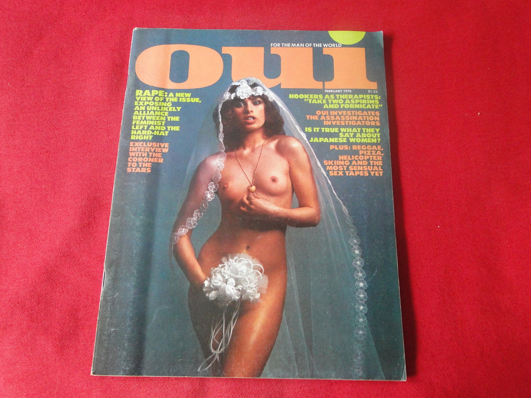 Vintage Nude Erotic Sexy Adult Magazine Oui February 1976         P84