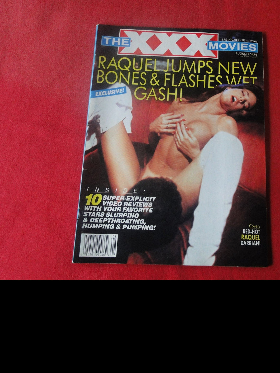 Vintage Nude Erotic Sexy Adult Magazine The XXX Movies August 1992   P12