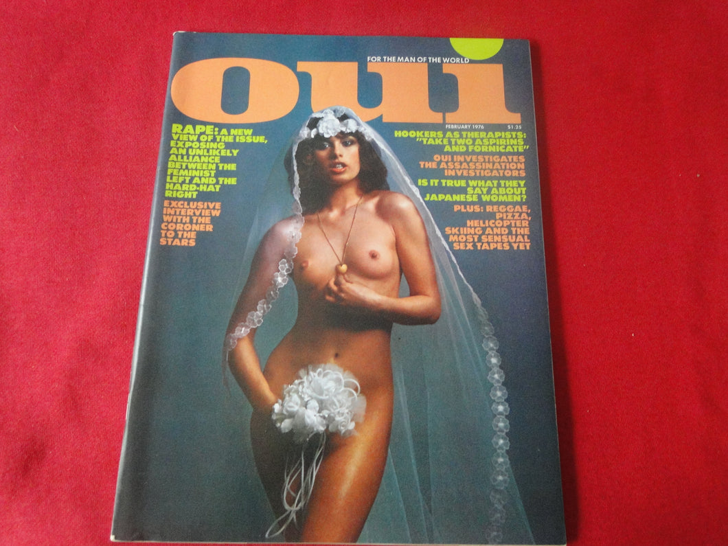 Vintage Nude Erotic Sexy Adult Magazine Oui February 1976   P84