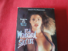 Load image into Gallery viewer, Vintage Adult XXX VHS Porn Tape X-Rated Movie It's A Wonderful Sex Life Bianca Trump X3
