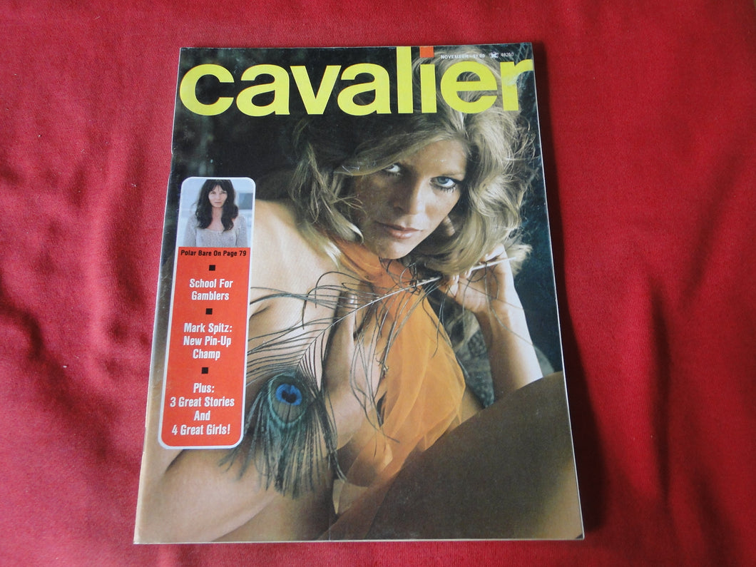 Vintage Nude Erotic Sexy Adult Magazine Cavalier November 1973      JB5