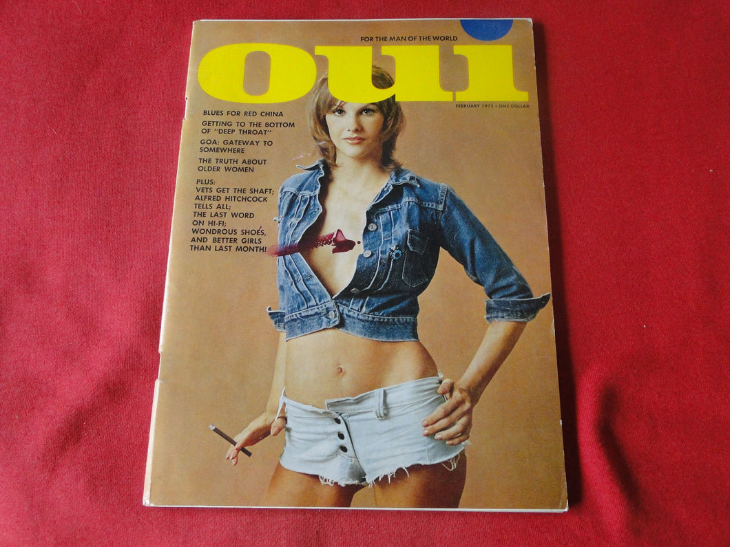 Vintage Nude Erotic Sexy Adult Magazine Oui February 1973       P99