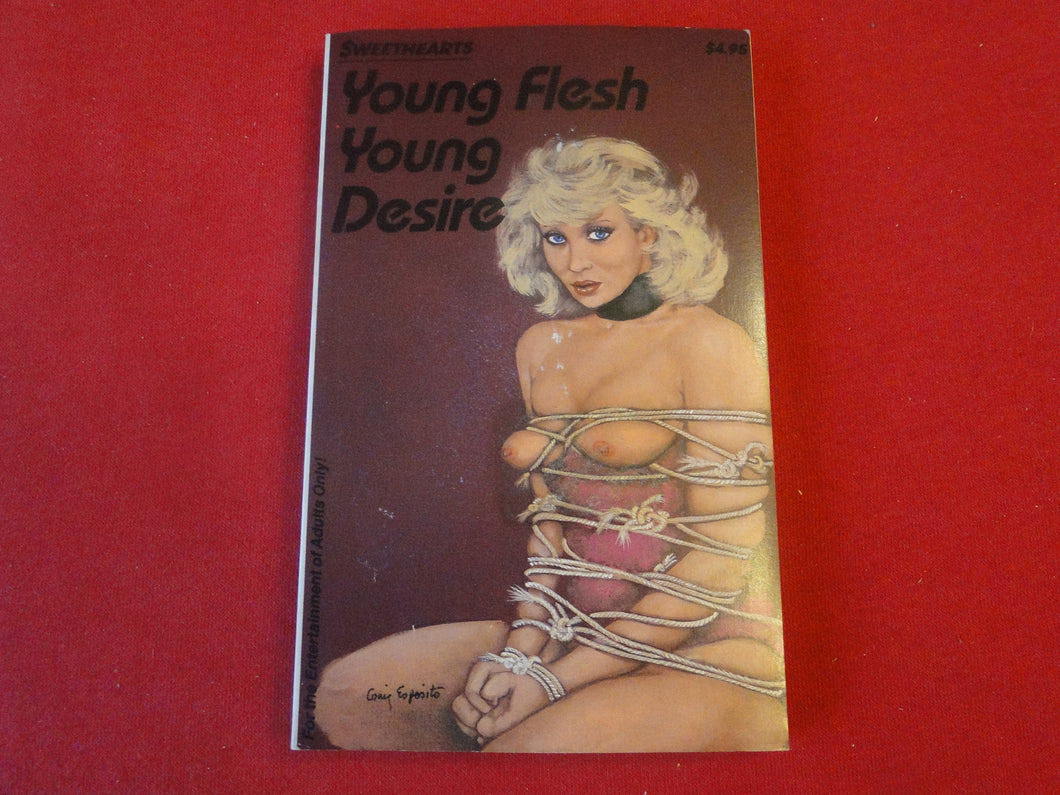 Vintage Adult Paperback Book/Novel Young Flesh Young Desire           P54