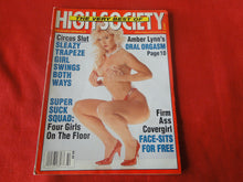 Load image into Gallery viewer, Vintage Nude Erotic Sexy Adult Magazine High Society 1992         GT
