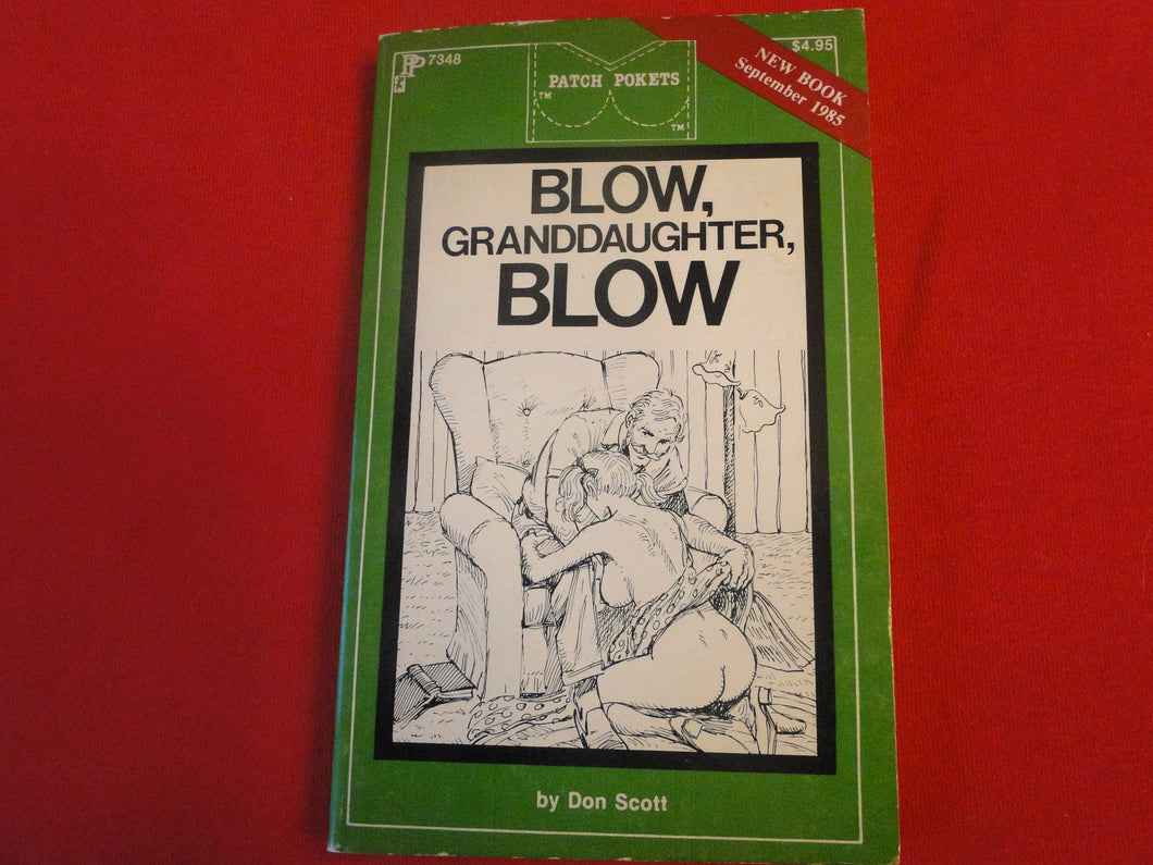 Vintage Adult Paperback Book/Novel Patch Pockets Blow, Granddaughter, Blow     P54