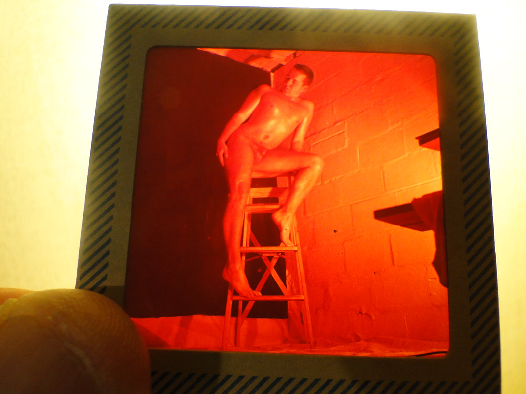 Vintage 1960s Nude Gay Slide MIchigan Western Guild Era       GU12