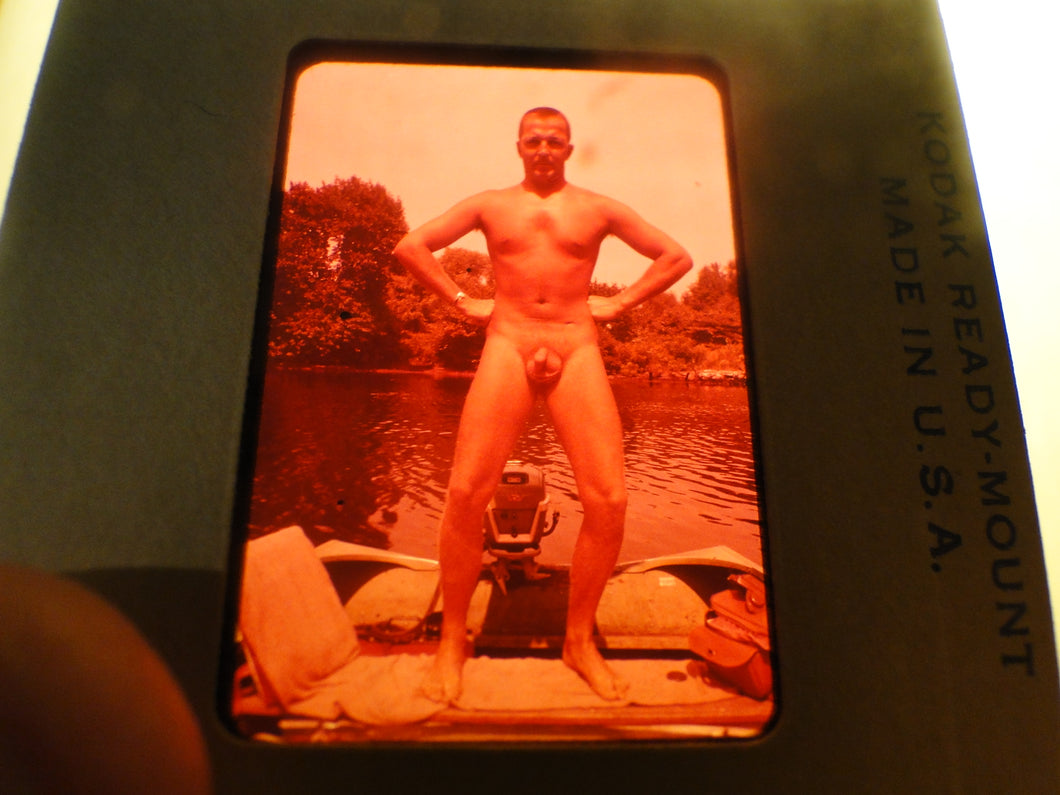 Vintage 1960s Nude Gay Slide MIchigan Western Guild Era       GU16