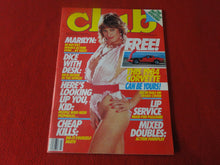 Load image into Gallery viewer, Vintage Nude Erotic Sexy Adult Magazine Club March 1984 Marilyn Chambers    G20
