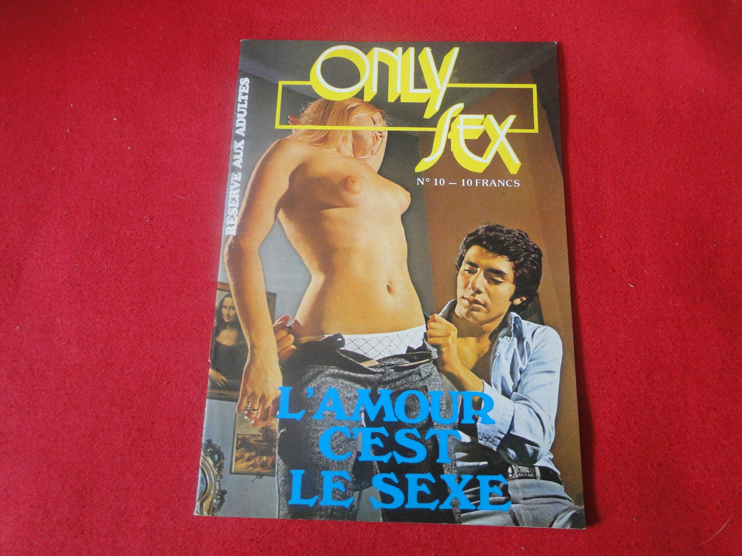 Vintage Nude Erotic Sexy Adult Magazine Only Sex     G7e