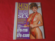 Load image into Gallery viewer, Vintage Nude Erotic Sexy Adult Magazine Velvet February 1988      P15
