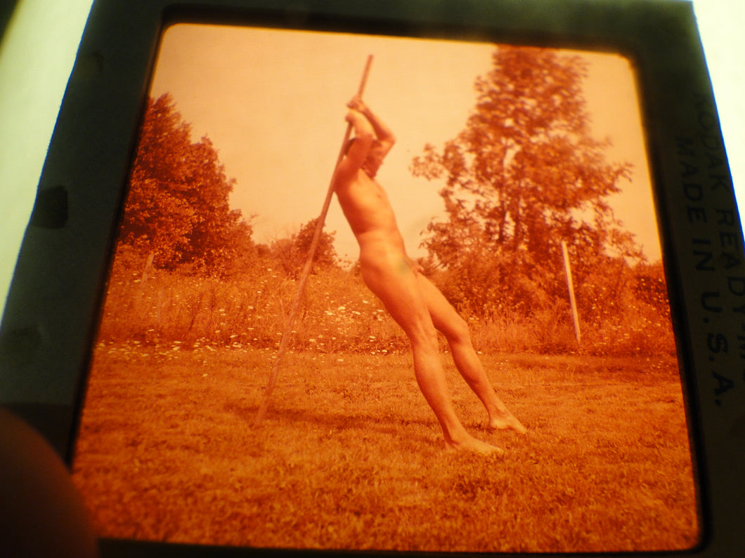 Vintage 1960s Nude Gay Slide MIchigan Western Guild Era       GU19