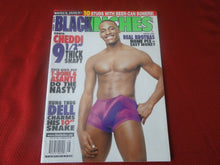 Load image into Gallery viewer, Vintage Adult Erotic Sexy Magazine Gay Interest Black Inches August 2004       GM
