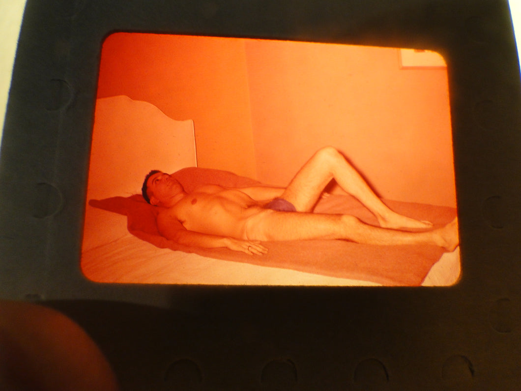 Vintage 1960s Nude Gay Slide MIchigan Western Guild Era       GU26