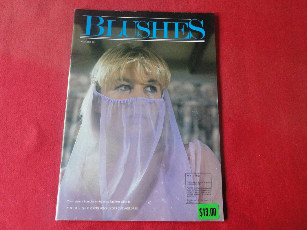 Vintage Nude Erotic Sexy Adult Magazine BDSM Blushes #28          P12