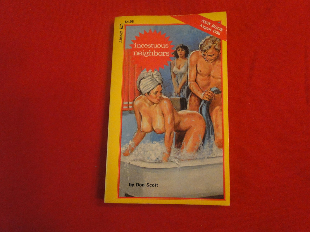 Vintage Adult Paperback Book/Novel Greenleaf Incestuous Neighbors        P54