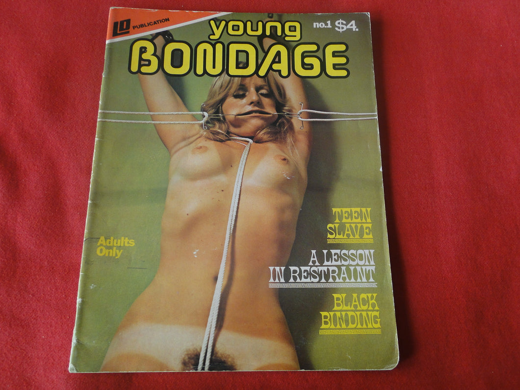 Vintage Nude Erotic Sexy Adult Fetish BDSM Magazine Young Bondage No. 1      GT