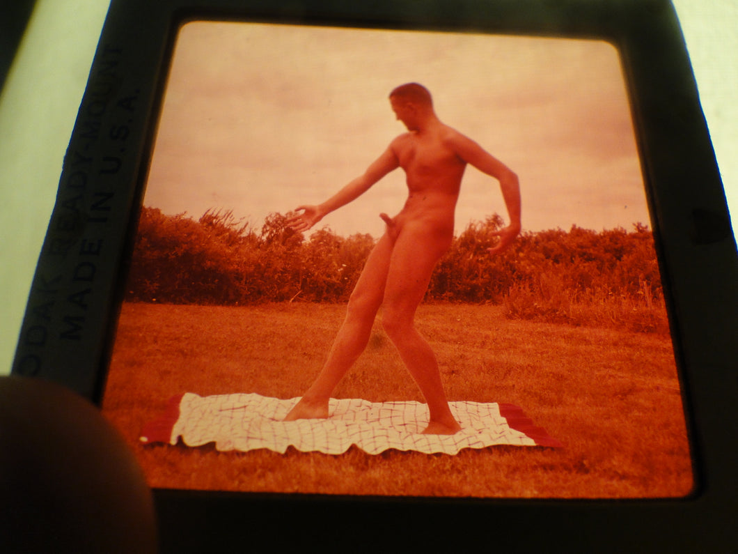 Vintage 1960s Nude Gay Slide MIchigan Western Guild Era       GU32