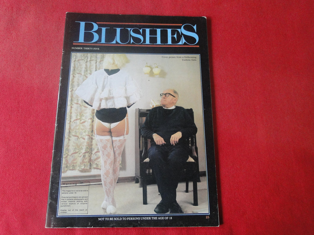 Vintage Nude Erotic Sexy Adult Magazine BDSM Blushes #35       P12