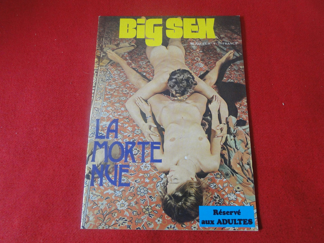 Vintage Nude Erotic Sexy Adult Magazine Big Sex         G7h