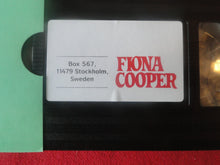 Load image into Gallery viewer, Vintage Adult XXX VHS Porn Tape Fiona Cooper Katerina       BY

