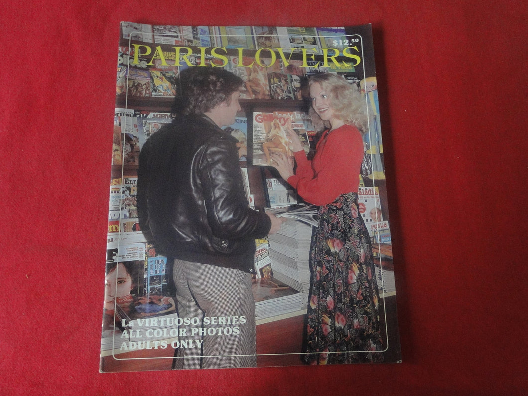 Vintage Nude Erotic Sexy Adult Magazine Paris Lovers All Color      P77