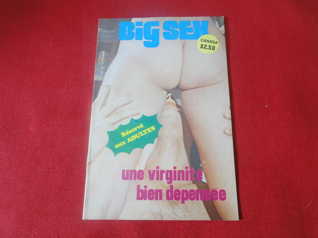 Vintage Nude Erotic Sexy Adult Magazine Big Sex         G7i