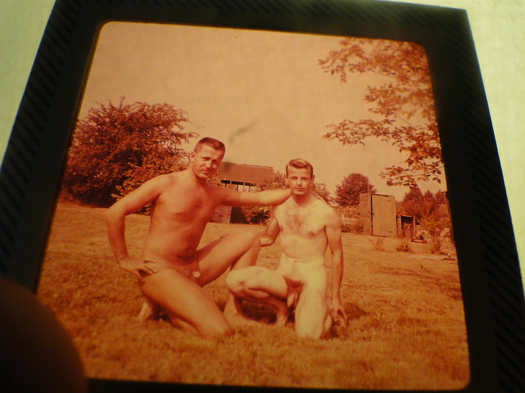 Vintage 1960s Nude Gay Slide MIchigan Western Guild Era       GU36