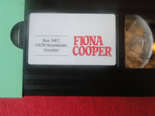 Load image into Gallery viewer, Vintage Adult XXX VHS Porn Tape Fiona Cooper A141              BY
