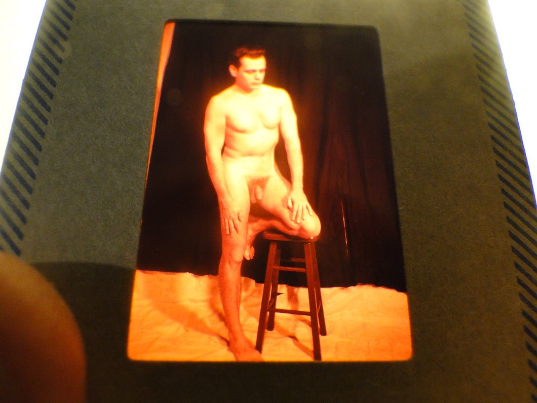 Vintage 1960s Nude Gay Slide MIchigan Western Guild Era       GU38