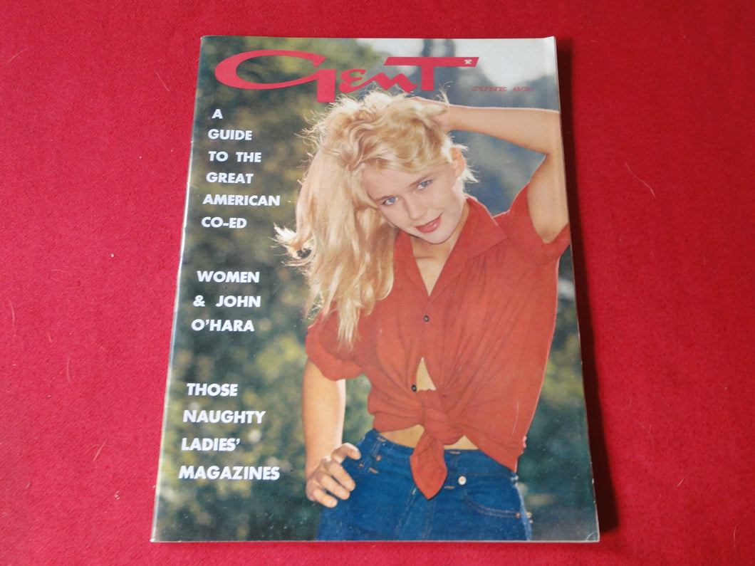 Vintage Nude Erotic Sexy Adult Magazine Gent June 1964             JB11