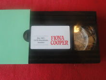 Load image into Gallery viewer, Vintage Adult XXX VHS Porn Tape Fiona Cooper A249        BY
