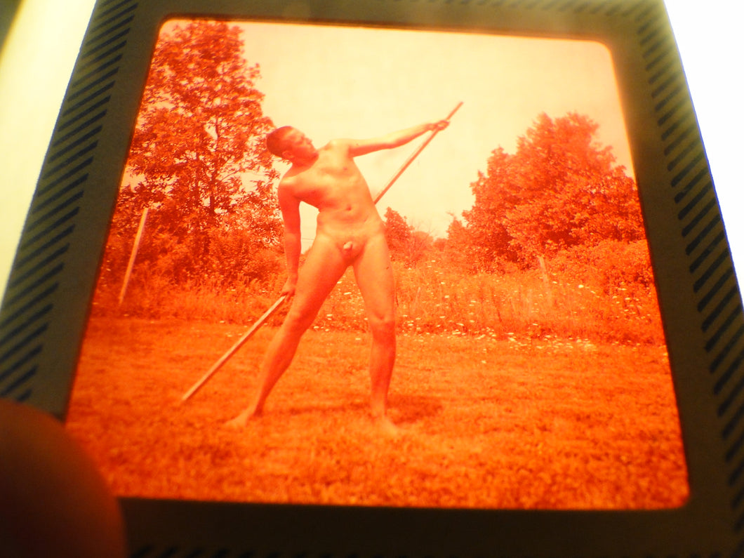 Vintage 1960s Nude Gay Slide MIchigan Western Guild Era       GU41