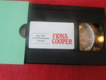 Load image into Gallery viewer, Vintage Adult XXX VHS Porn Tape Fiona Cooper Caitlin Lian A342           BY
