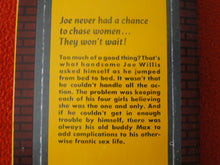 Load image into Gallery viewer, Vintage Erotic Adult Paperback Book/Novel Joe and the Babydoll 1971 DETACHED COVER  BS
