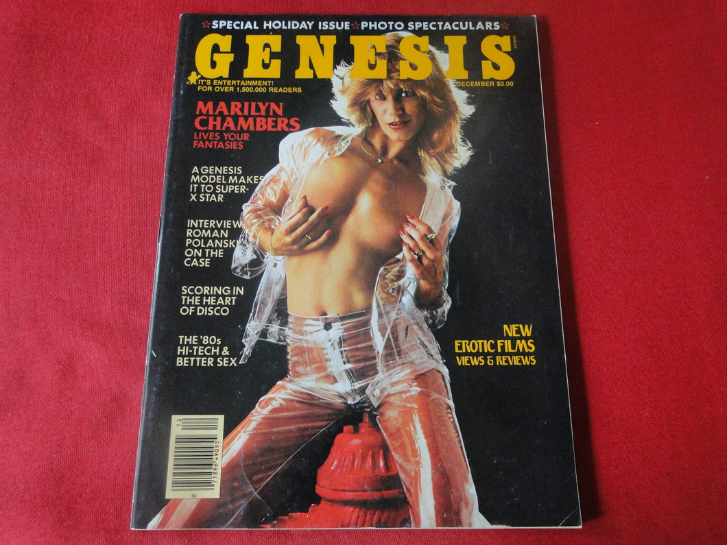 Vintage Nude Erotic Sexy Adult Magazine Genesis December 1979      P80